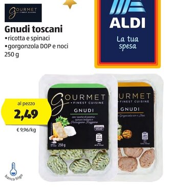 ALDI Gourmet Gnudi Toscani 250 g offerta