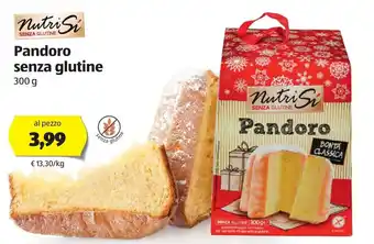 ALDI Nutri Si Pandoro Senza Glutine 300 g offerta