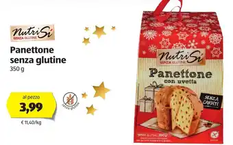 ALDI Nutri Si Panettone Senza Glutine 350 g offerta