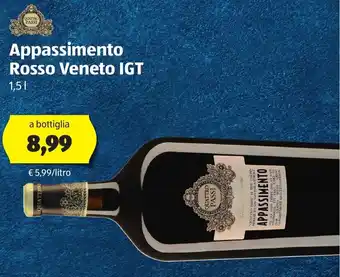 ALDI Quattro Passi Appassimento Rosso Veneto IGT 1,5 l offerta