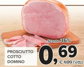 Todis Prosciutto cotto domino offerta