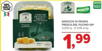 Gnocchi di patata fresca del fucino igp