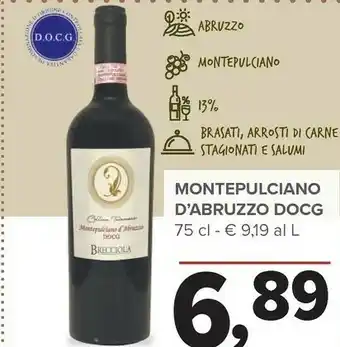 Todis Montepulciano abruzzo docg offerta