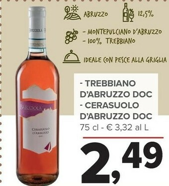 Todis Trebbiano d' abruzzo doc offerta