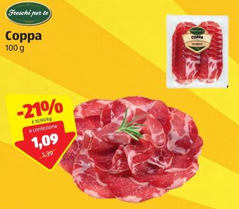 ALDI Freschi per te Coppa 100 g offerta