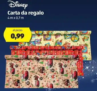 ALDI Disney Carta da Regalo 4 m x 0,7 m offerta