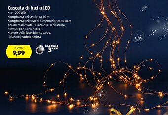 ALDI Cascata di luci a LED offerta