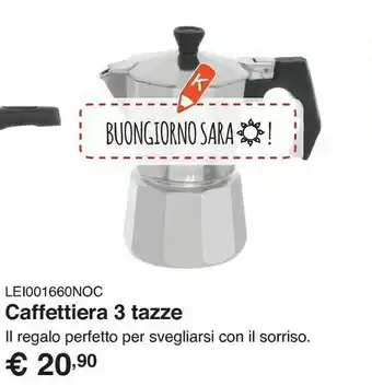 Caffettiera 3 tazze