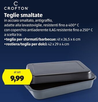 ALDI Crofton Teglie Smaltate offerta