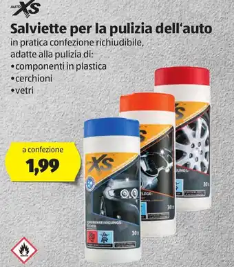 Auto XS Salviette per la pulizia dell'auto