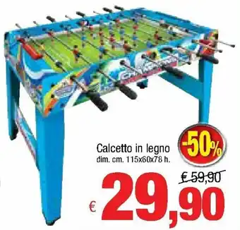 Calcetto in Legno