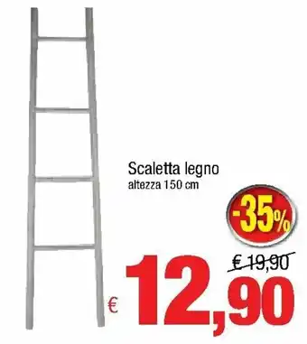 Famila Scaletta Legno offerta