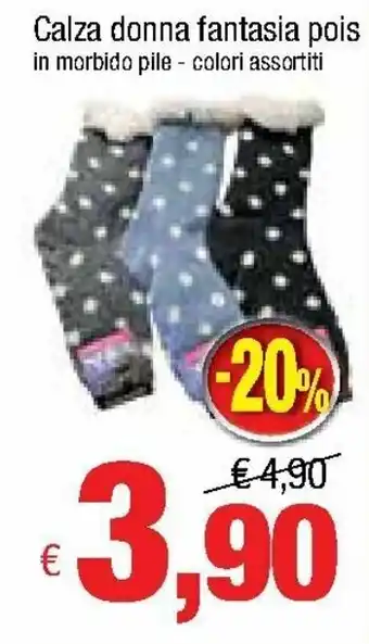Famila Calza Donna Fantasia Pois offerta