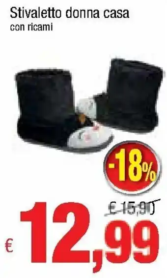 Famila Stivaletto Donna Casa con Ricami offerta