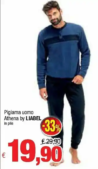 Famila Pigiama Uomo Athena by Liabel in pile offerta