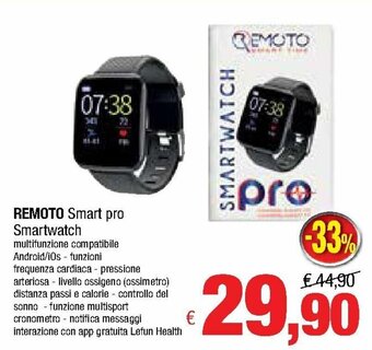 Famila Remoto Smart Pro Smartwatch offerta