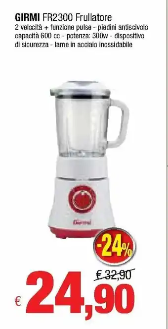 Famila Girmi FR2300 Frullatore offerta