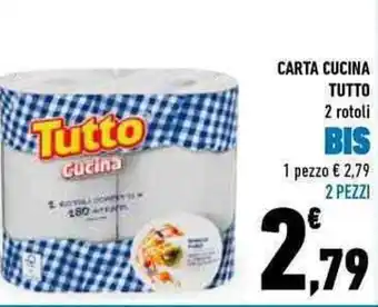 Conad Tutto Carta Cucina 2 rotoli offerta