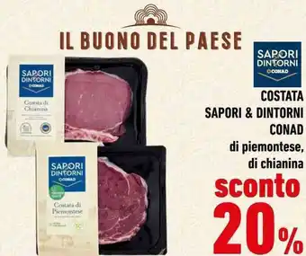Conad Sapori & Dintorni Conad Costata di Piemontese, di Chianina offerta