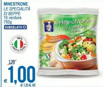 MD Discount Le specialita di beppe minestrone 750 g offerta