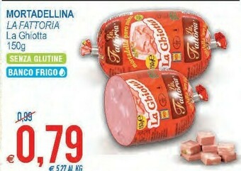 MD Discount Mortadella la ghiotta puro suino 150 g(ml) offerta