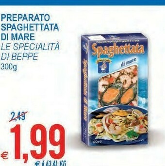 MD Discount Le specialità di beppe preparato spaghettata di mare offerta