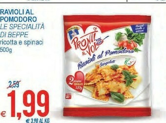MD Discount Pronti al vol ravioli al pomodoro ricotta e spinaci offerta
