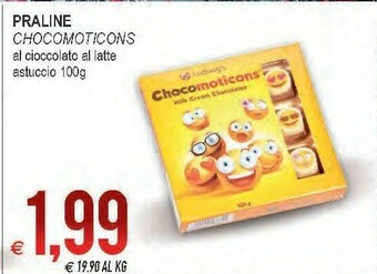 MD Discount Praline chocomoticons al cioccolato al latte offerta