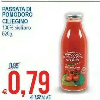 MD Discount Passata di pomodoro ciliegino 100% siciliano offerta