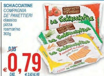 MD Discount Compagnia de' panettieri - le schiacciatine gusto classico offerta