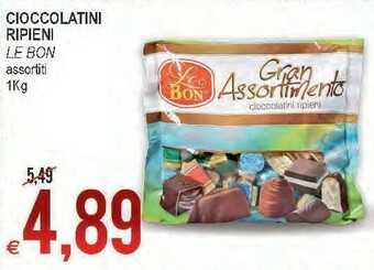 MD Discount Cioccolatini ripieni 1kg offerta