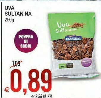 MD Discount Uva sultanina 250 g(ml) offerta