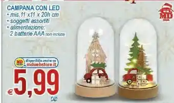 MD Discount Campana con led offerta