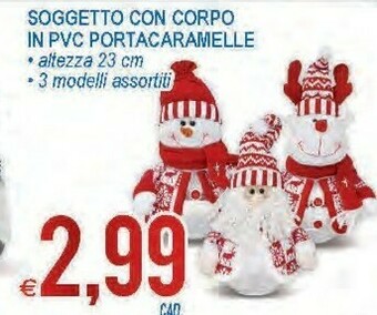 MD Discount Soggetto con corpo in pvc portacaramelle offerta