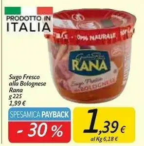 Carrefour Market Sugo fresco alla bolognese offerta