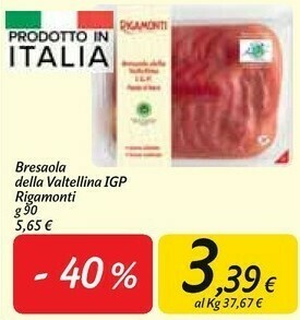 Carrefour Market Bresaola della valtellina igp offerta