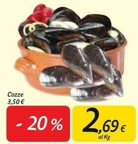 Carrefour Market Cozze offerta