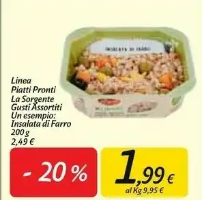 Carrefour Market Piatti pronti offerta