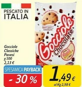 Carrefour Market Gocciole chocolate 500 g(ml) offerta