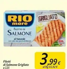 Carrefour Market Rio mare filetti di salmone grigliato offerta