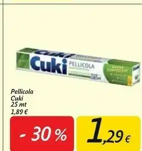 Carrefour Market Pellicola 25 mt offerta