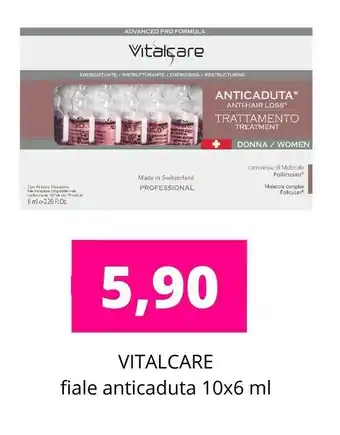 Acqua & Sapone Vitalcare fiale anticaduta offerta