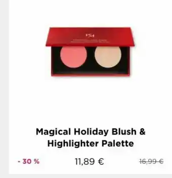 Kiko Magical holiday blush & highlighter palette offerta