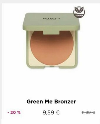 Kiko Green me bronzer offerta