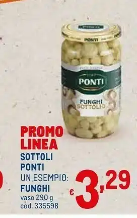 Metro Funghi sottolio offerta