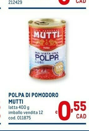 Polpa di pomodoro 400 g(ml)