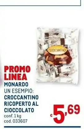 Metro Croccantino ricoperto al cioccolato offerta