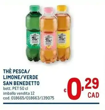 Metro The deteinato alla pesca 500 g(ml) offerta