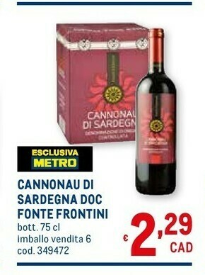Cannonau di sardegna doc