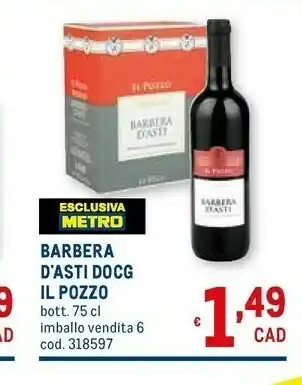 Metro D'asti docg il pozzo offerta